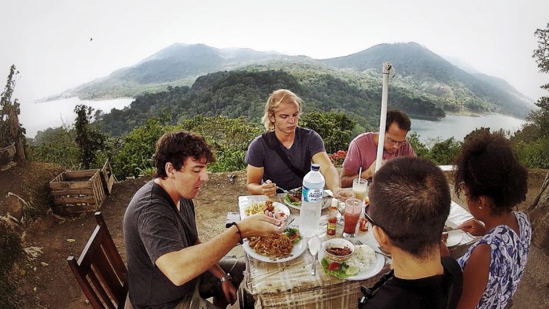 The Best Restaurant in The World Lunch on a Mountain in Bali, Indonesia // Vinjatek