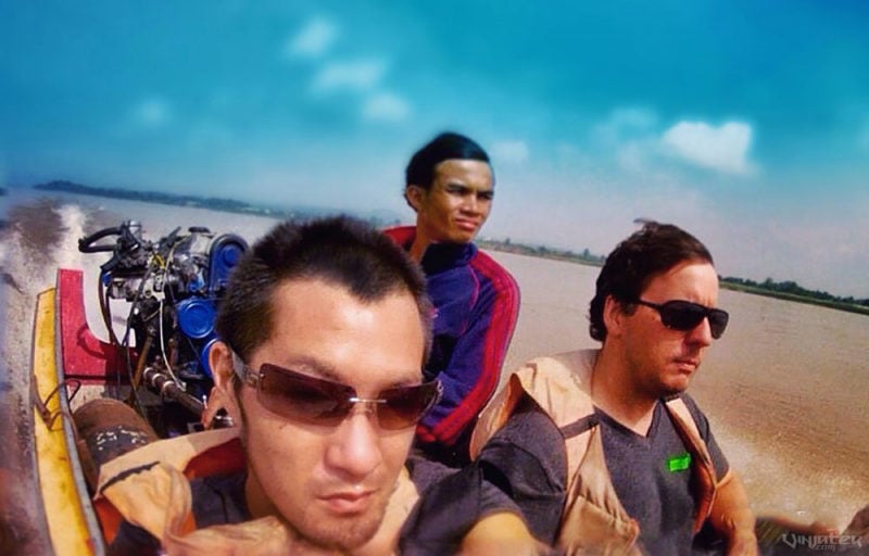 Visa Run From Thailand to Laos via The Mekong River /// Vinjatek