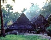 Village in Kiritimati Island, Kiribati //