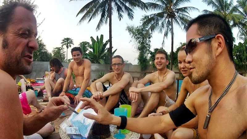 Pool Party in Luang Prabang, Laos /// Vinjatek
