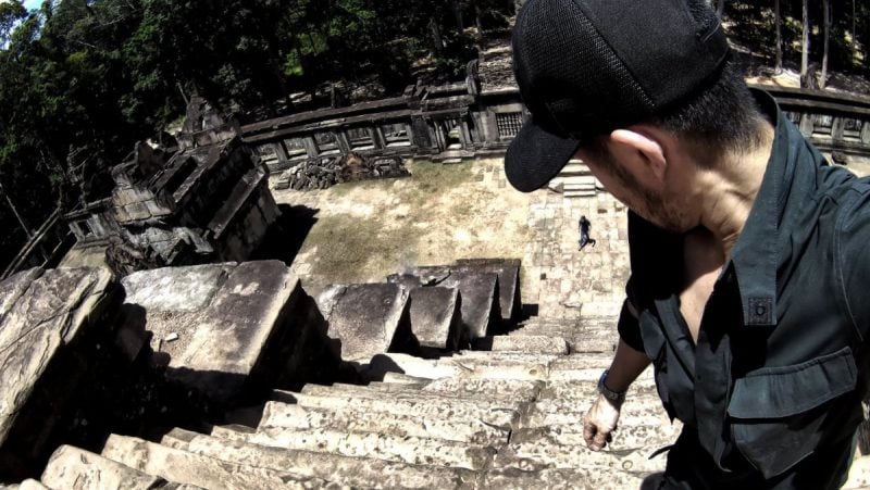 Vollebak Planet Earth Shirt at Angkor Wat, Cambodia /// Vinjatek