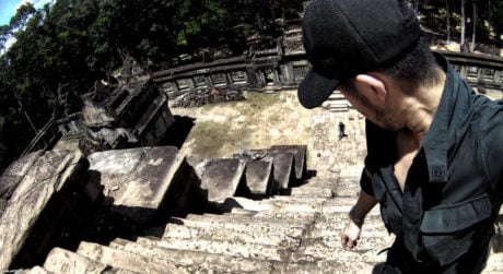 Vollebak Planet Earth Shirt at Angkor Wat, Cambodia /// Vinjatek