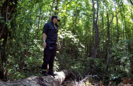 Vollebak Planet Earth Shirt at Catskill Mountains, New York /// Vinjatek