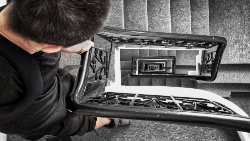 URBEX at a Spiral Staircase in Hanoi, Vietnam /// Vinjatek